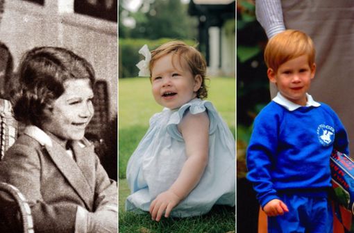 Die Familienähnlichkeit ist nicht zu übersehen: Lilibet (Mitte) sieht ihrem Vater Harry ähnlich, aber auch ihrer Urgroßmutter Elizabeth (links). Foto: Imago/dpa/Archewell