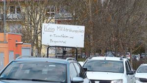 Autokorso gegen geplanten Bundeswehr-Übungsplatz bei Tannheim