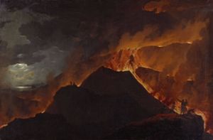 Ausbruch des Vesuvs auf einem Gemälde von Michael Wutky, um 1796. Foto: IMAGO/Heritage Images/IMAGO/? Fine Art Images/Heritage Images