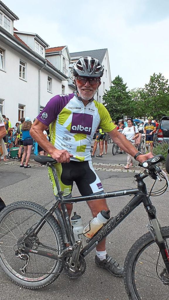 Der 73-Jährige Klaus Feist hat den Bike Marathon gemeistert.