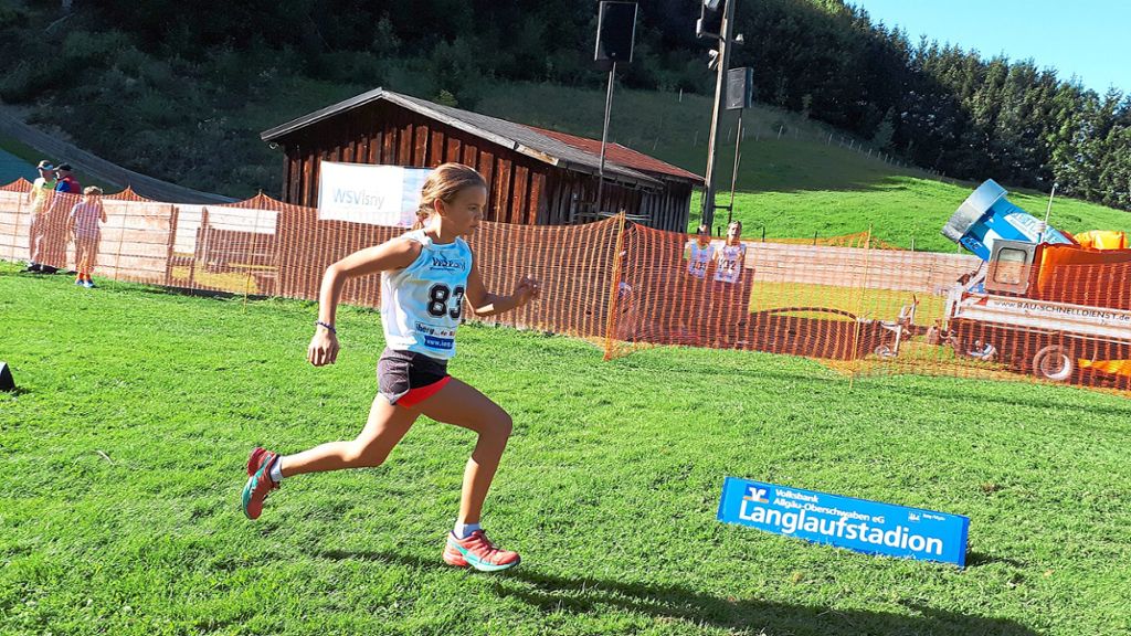 Nina Finkbeiner vom SV Baiersbronn lief in Isny allen davon.  Foto: Armbruster