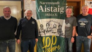 Das Vorstandsteam des Narrenringes Oberer Neckar besteht  aus  Manuel Häring (von links), Oliver Langenbacher, Achim Seepold und  Werner Schinacher Foto: Seepold
