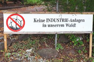 Auch in Dobel und Bad Herrenalb gibt es Proteste gegen die  Windkraft.  Archivfoto: Krokauer Foto: Schwarzwälder-Bote