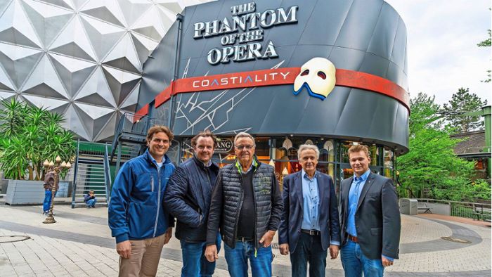 Mit dem „Phantom der Oper“ auf der Achterbahn