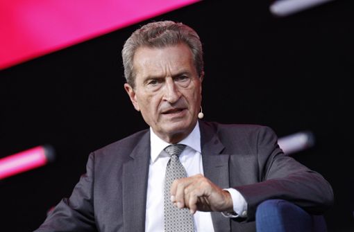 Ex-Ministerpräsident Günther Oettinger Foto: imago images/Christoph Hardt