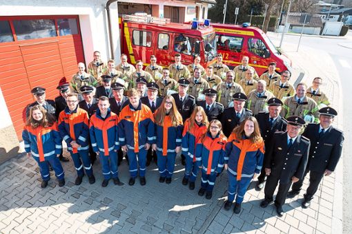 Die Feuerwehrabteilung Marbach freut sich auf das Festwochenende zum Doppel-Jubiläum. Foto: Eich Foto: Schwarzwälder Bote