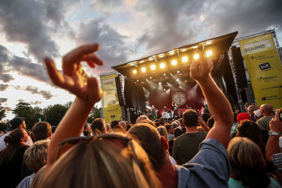 Rund 20.000 Konzertbesucher waren beim Sommersound 2022 insgesamt bei den Konzerten. Foto: Marc Eich
