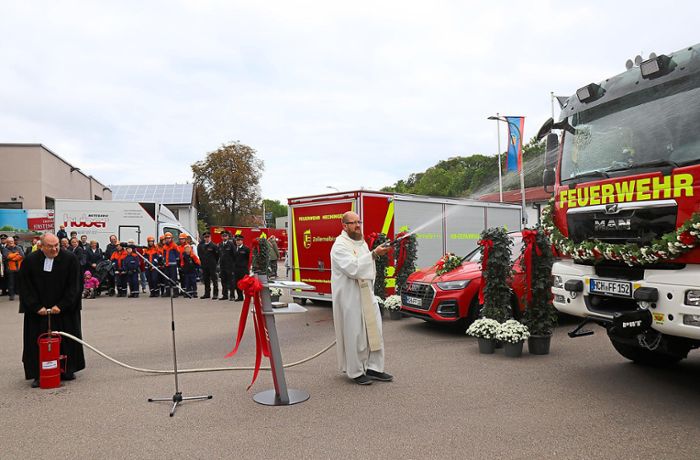 Neue Ausrüstung eingeweiht: Moderne Ausstattung für Feuerwehr Hechingen