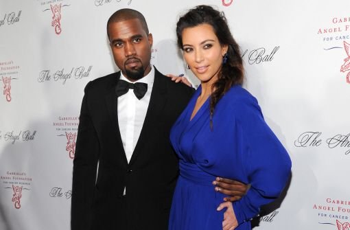 Das TV-Sternchen Kim Kardashian (32) und der Rapper Kanye West (35) erwarten ihr erstes Kind. Wir fühlen uns gesegnet und glücklich, so Kardashian. Foto: AP/dpa