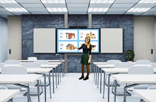 So könnte ein sogenanntes Whiteboard im Vöhrenbacher  Klassenzimmer aussehen. Foto: Firma Degen