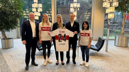 Allianz bleibt Hauptpartner der VfB-Frauen   . Foto: VfB