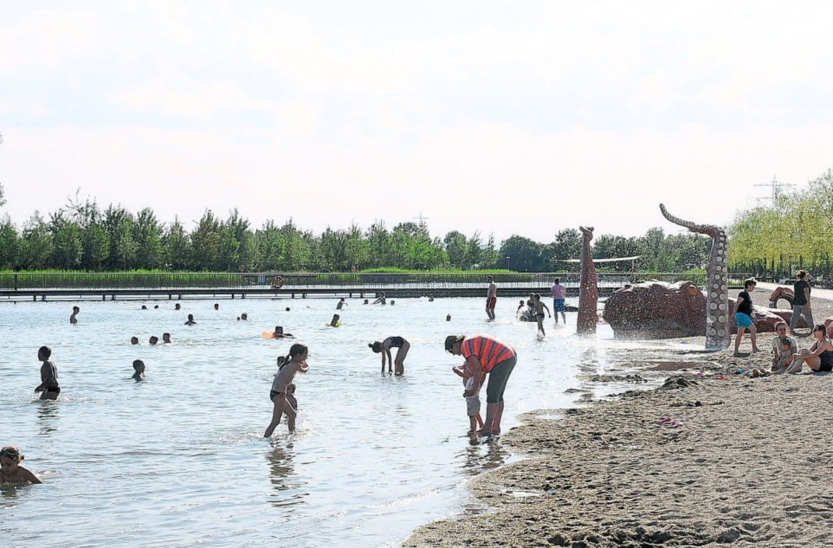 Baden im See auf dem ehemaligen Landesgartenschau-Gelände ist ab sofort untersagt.  Foto: Archivfoto: Baublies