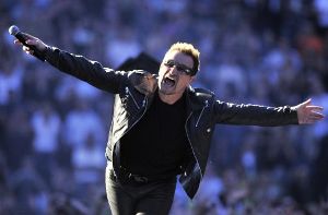 U2-Frontmann Bono Foto: dpa
