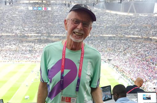 Hubert Bihler war auch bei der WM in Katar als Volunteer engagiert. Foto: Bihler