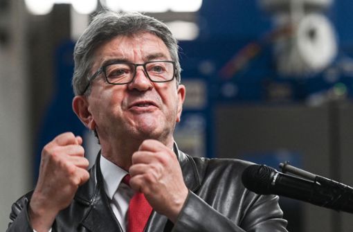 Jean-Luc Mélénchon,  Vorsitzender der sehr linken Partei La France Insoumise (LFI), will Präsident von Frankreich werden. Chancen hat er allerdings keine. Foto: AFP/PHILIPPE DESMAZES