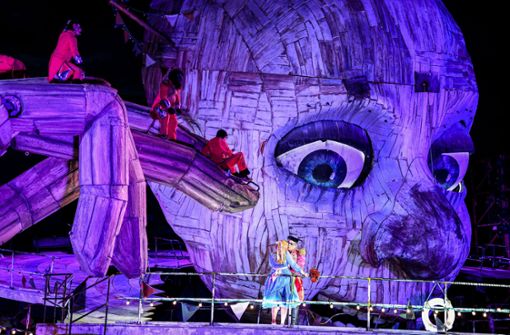 Faszinierend: „Rigoletto“ ist nach der Corona-bedingten Festspiel-Absage 2020 in diesem Jahr nochmals zu erleben. Foto: picture alliance/dpa/Felix Kästle
