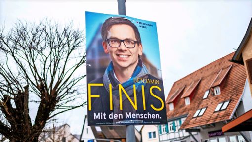 Benjamin Finis hat die Mötzinger Bürgermeisterwahl gewonnen. Foto: Thomas Fritsch