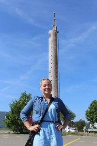 Tourismusfachfrau Lena Gerlich hat sich wissenschaftlich mit dem Turm- und Stadtmarketing befasst. Foto: Schickle Foto: Schwarzwälder-Bote