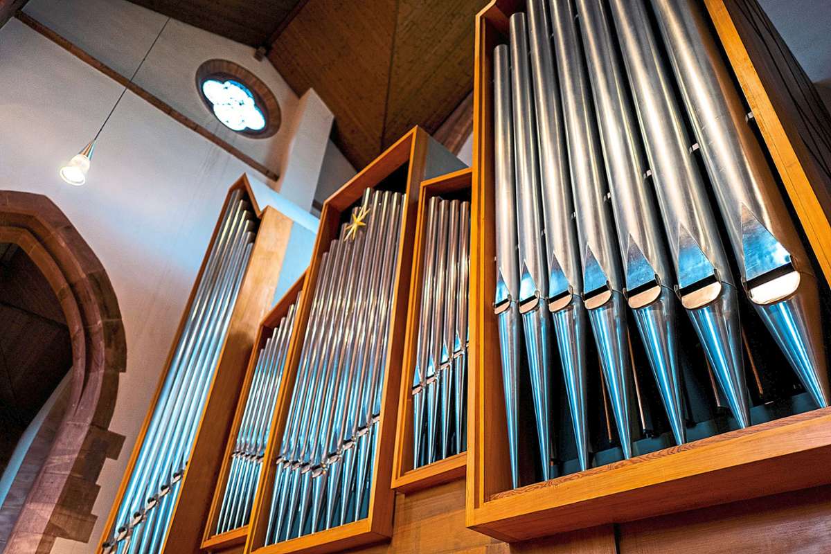 In der Stadtkirche bringen im Rahmen der Orgelwallfahrt vier Organisten verschiedene Musikstücke zu Gehör. Foto: Fritsch