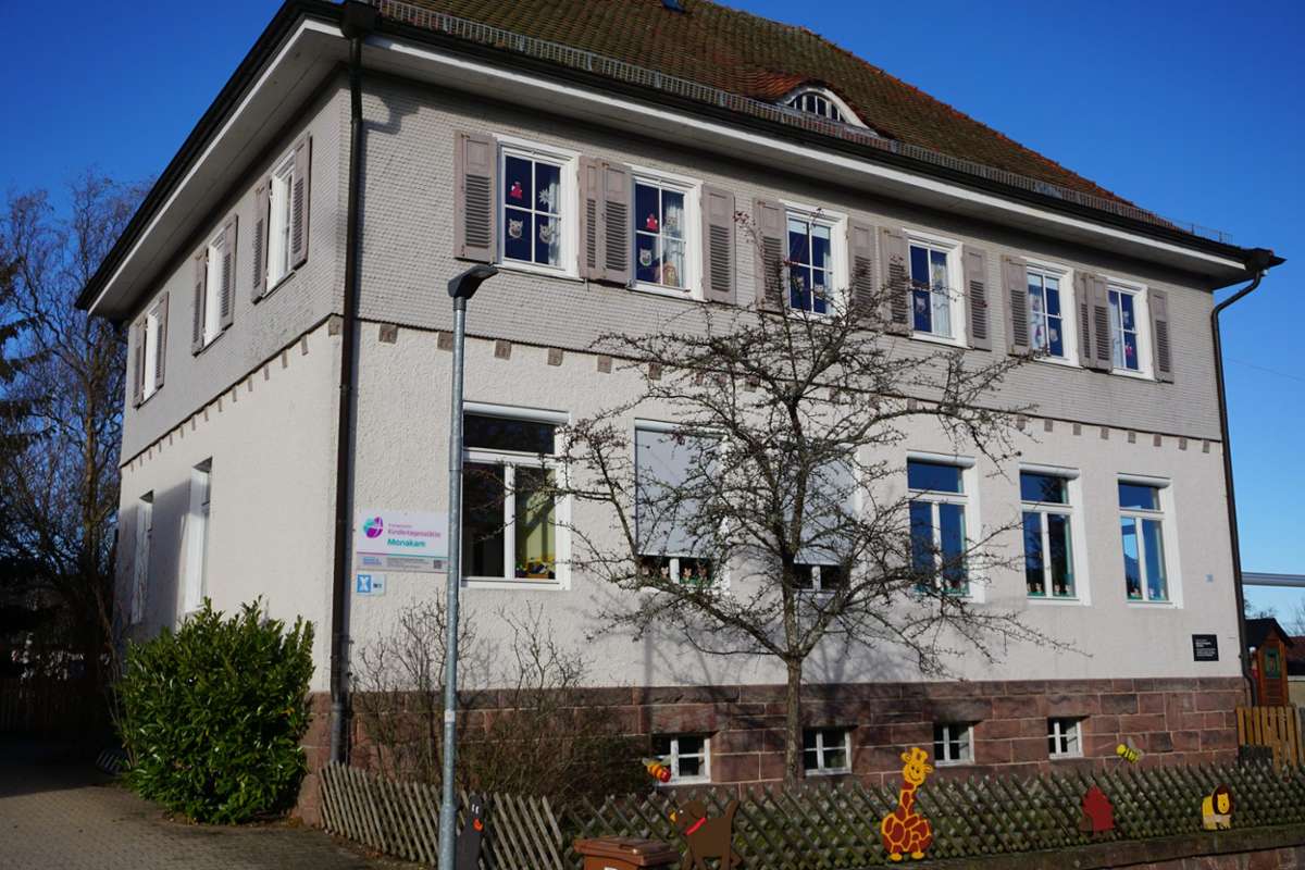 Die Kindertagesstätte in Monakam ist inzwischen zu klein. Die Stadt Bad Liebenzell errichtet einen Neubau für zwei Gruppen.