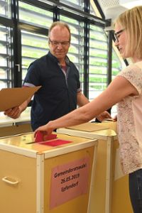 In Epfendorf liegt die Wahlbeteiligung diesmal bei 64,3 Prozent.  Foto: Schnekenburger