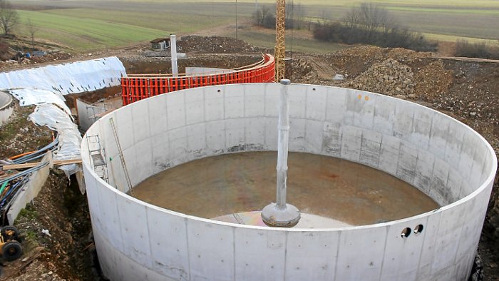 Biogasanlage nach neuem System