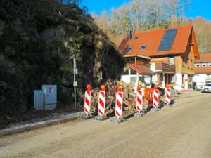 Erneut kommen an der L  405 in Schenkenzell Felsbrocken runter. Foto: Gemeinde