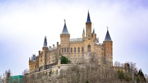 Parkplätze  bei der Burg Hohenzollern gesperrt