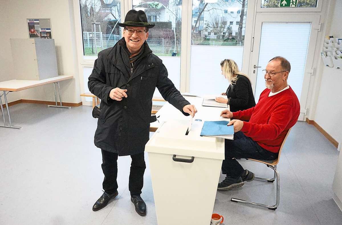 Im Schömberger Wahlbezirk eins (Familienzentrum) gingen nur relativ wenige Wahlberechtigte an die Urne. Foto: Krokauer