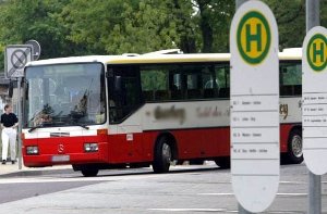 In einem Linienbus in Konstanz ist ein Rentner gegenüber einem Kind ausgerastet. (Symbolfoto) Foto: dpa
