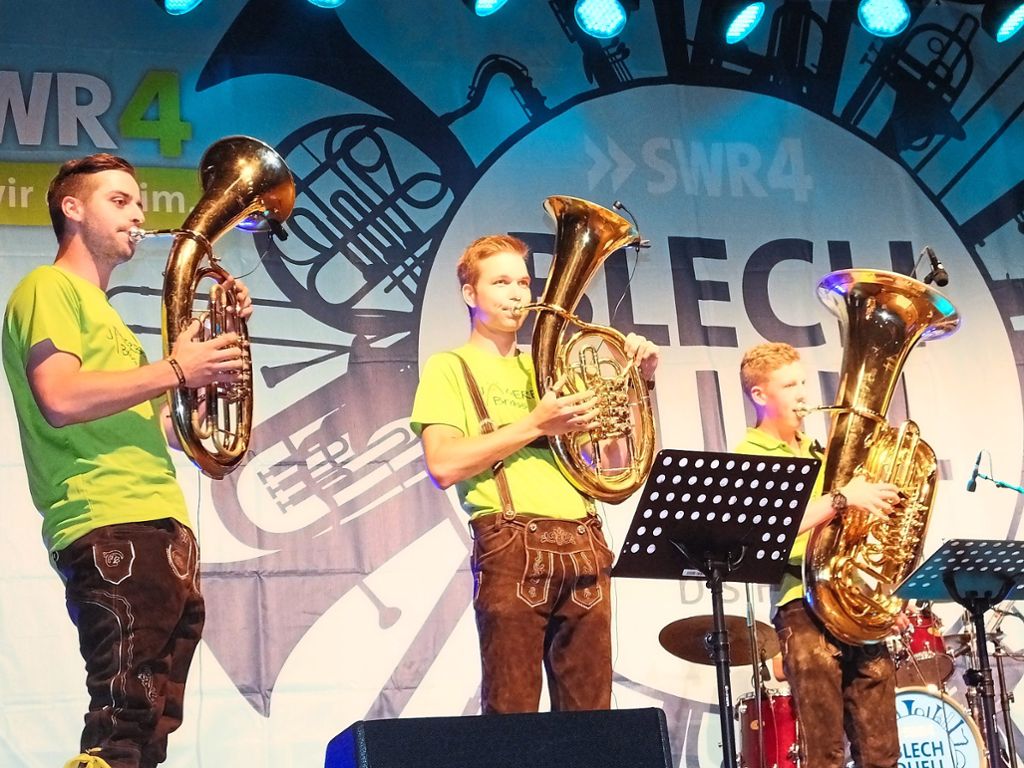 Vor zwei Jahren gewannen die Musiker von Jägerberg Brass ­den Vorentscheid des Blechduells in Bad Liebenzell.  Foto: Stocker