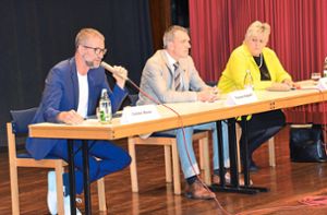 Bürgermeisterwahl: Drei Kandidaten stellen ihre Ziele in Wolfach vor