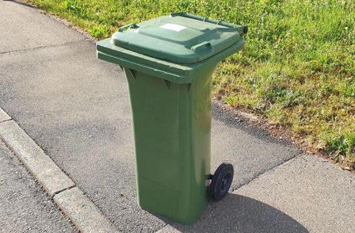 Bio-Mülltonnen am Straßenrand: In Rottenburg in der vergangenen Woche keine Seltenheit. Foto: Begemann
