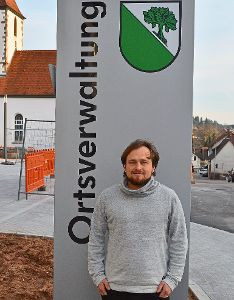 Tim Wiedmann ist 33 Jahre alt und stammt aus Rötenberg. Er gab als erster seine Kandidatur bekannt. Foto: Herzog Foto: Schwarzwälder-Bote