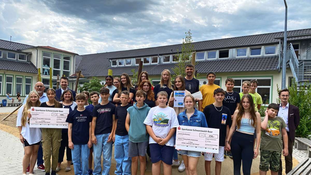 Zeitung in der Schule: Zwei Preise gehen an die Georg-Müller-Schulen in Schwenningen