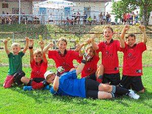 Favoritenschreck bei den E-Junioren: die zweite Mannschaft des  SV Schönbronn Foto: Schwarzwälder-Bote