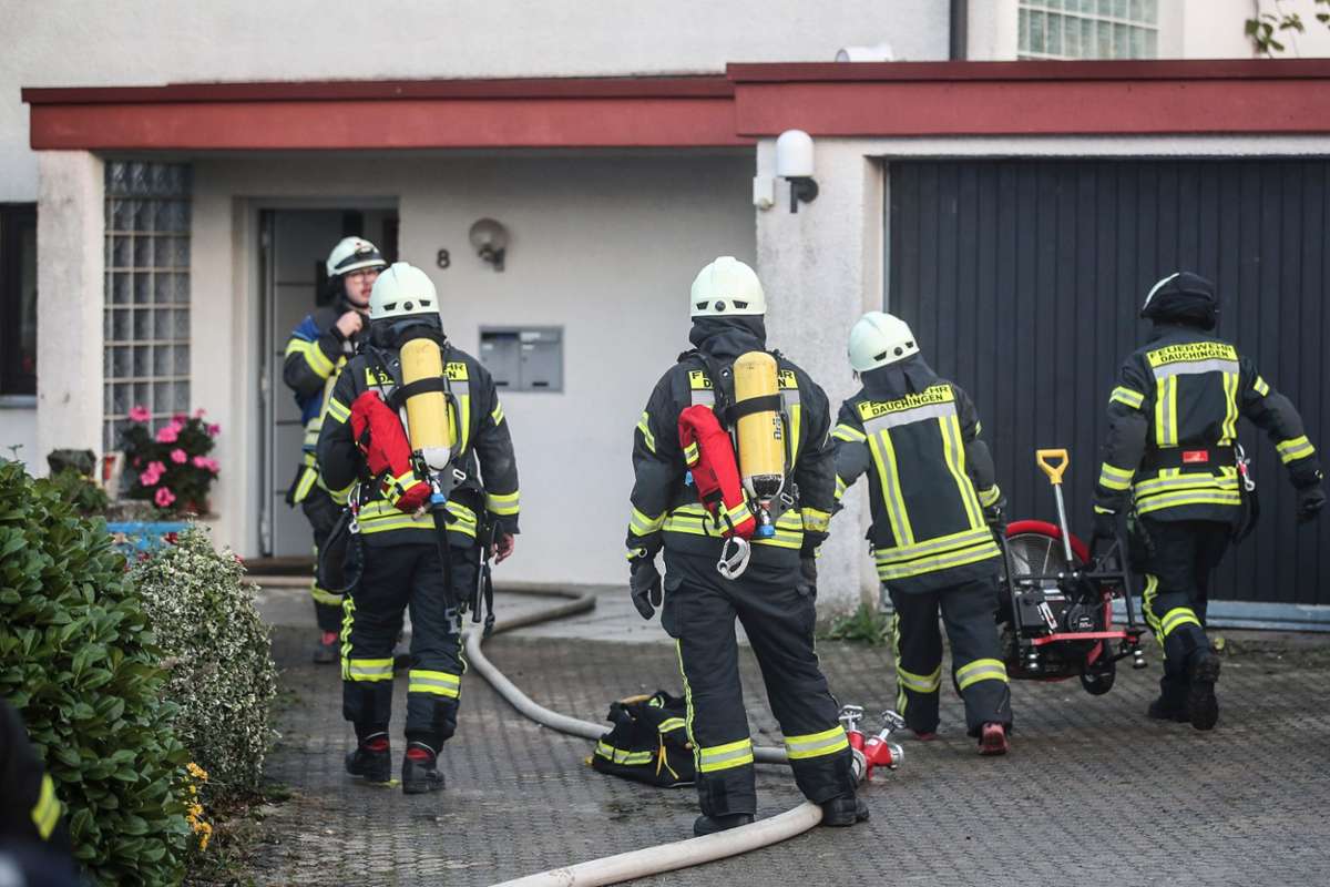 Die Feuerwehr Dauchingen konnte schnell eine Ursache für den Rauch feststellen.