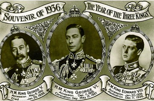 1936 –  das Jahr der drei Könige Foto: The Royal Household © Crown Copyright