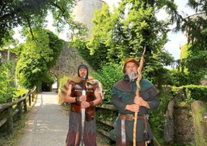 Landsknechte und Edelleute werden das Bild in der    Burgruine Hohennagold prägen, wenn vom 27. bis 29. Juli die Mittelalter-Zeit steigt. Foto: Priestersbach