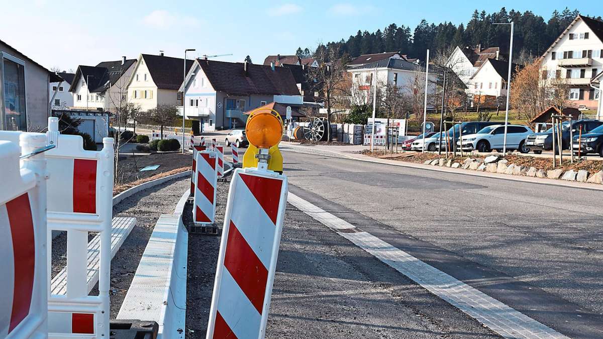 Dauerbaustelle  in Loßburg: Ortsdurchfahrt erneut voll gesperrt
