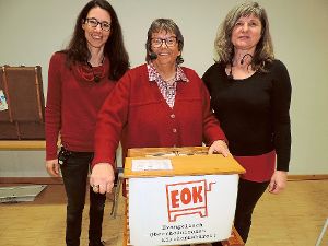 Das EOK mit Cornelia Schmidt, Monika Rudolph sowie Claudia Zoller. Fotos: Paskal Foto: Schwarzwälder-Bote