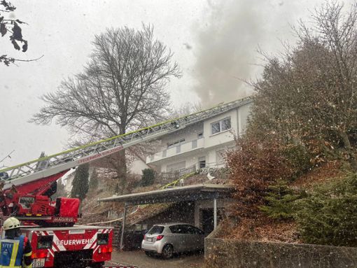 In einer privaten Sauna in Burladingen brach Feuer aus. Foto: Jannik Nölke