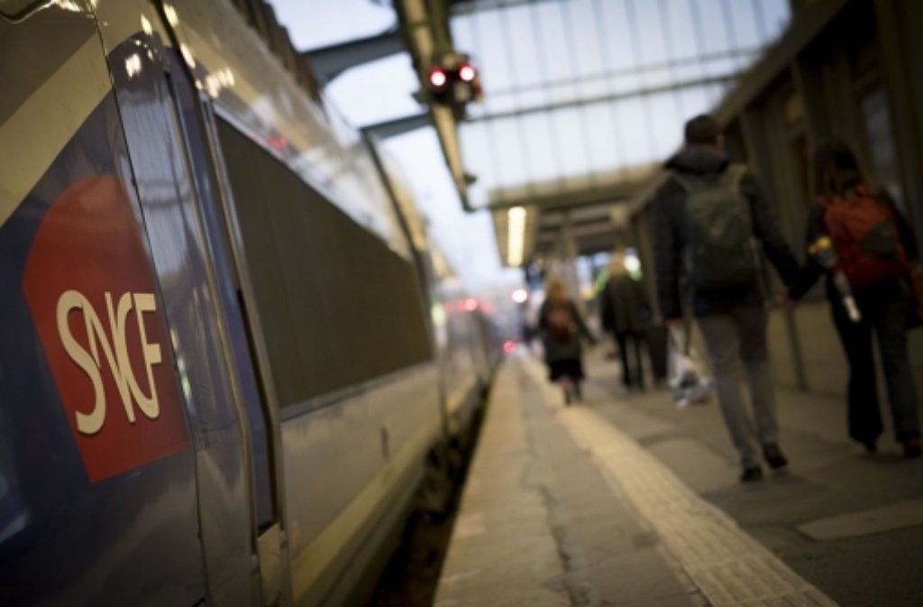 Auch am Samstag fuhr der TGV von Stuttgart nach Paris – ohne Verspätung.