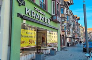 Das Schuhgeschäft Kramer schließt nach mehr als 100 Jahren. Foto: Otto