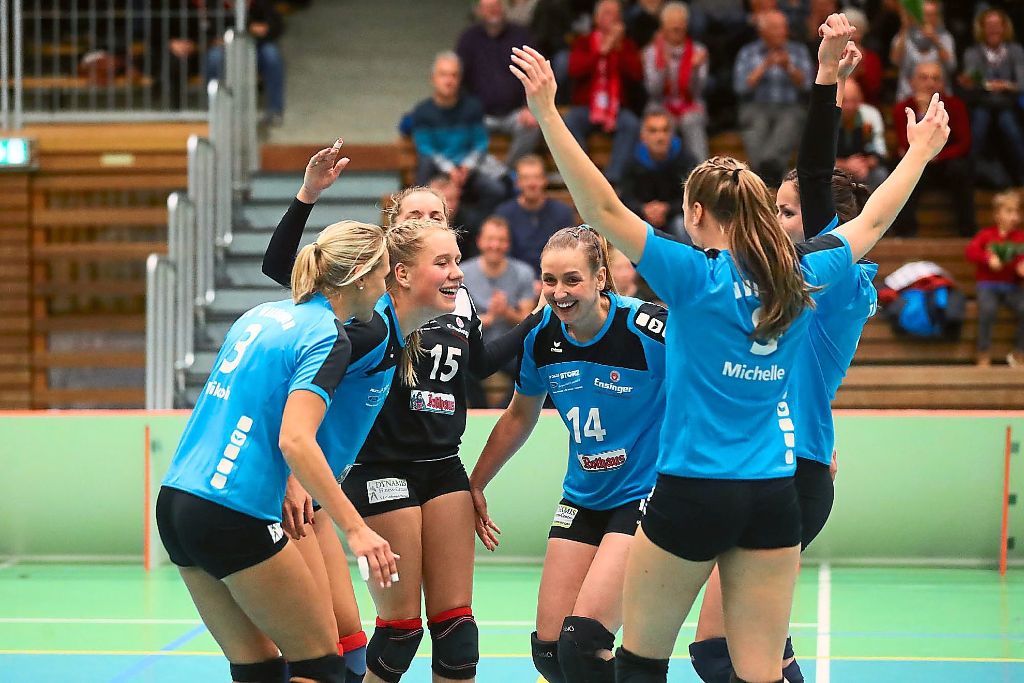 Die Villingerinnen bejubeln den souveränen 3:0-Heimsieg gegen Bretzenheim.  Foto: Eich