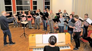 Gesangverein Unterjettingen tritt im Bürgersaal auf