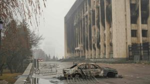 Offenbar Explosionen in Almaty
