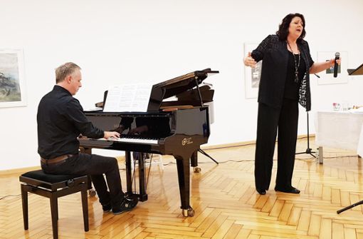 Lisa Livingston und Wolfgang Fischer geben ein kongeniales Duo ab. Foto: Eyrich