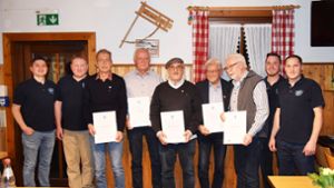 Treue Mitglieder hat der Heimatverein Kohlraisle bei seiner Hauptversammlung geehrt. Foto: Tanja Gerstenecker