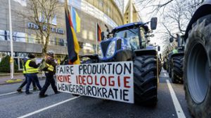 In Deutschland protestieren die Bauern dieser Tage. Foto: dpa/Andreas Arnold